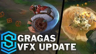 Gragas Visual Effect Update  All Skins Comparison  League Of Legends [upl. by Sandy]