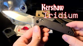 The BEST Folding Knife From Kershaw Kershaw Iridium [upl. by Oilicec]