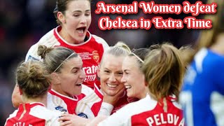 Arsenal Vs Chelsea Highlights Conti Cup Final  Trophy Ceremony Women Stina Blackstenius Goal⚽🥅 [upl. by Arihsan41]