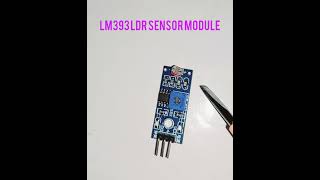 LDR SENSOR MODULElm393 ldr sensorbasic electronicsshortsyoutubvedio [upl. by Lon]