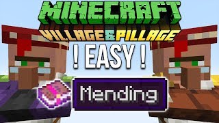 Minecraft 114 Easy Mending Books Tutorial [upl. by Perren811]