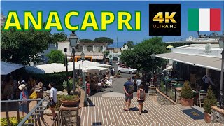 4K Anacapri Walking Tour 2022  Capri [upl. by Nitsirt]