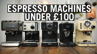 The Best Espresso Machines Under £100 [upl. by Angelo]