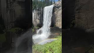 Vernal Falls in Yosemite National Park California waterfall shorts yosemite [upl. by Ruford252]