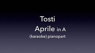 Aprile Tosti in A karaoke [upl. by Ladiv]