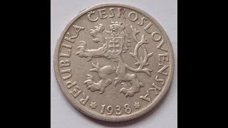 1 koruna 1938 Československa Republika [upl. by Sidnee]