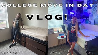 COLLEGE MOVE IN DAY 2023 VLOG freshman year student athlete [upl. by Llerihs]