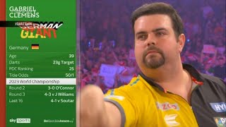 Price v Clemens QF 2023 World Darts Championship [upl. by Annaegroeg]