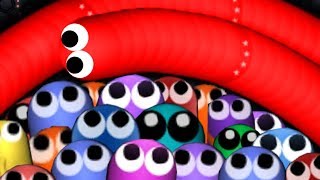 Slitherio 001 Troll Hacker Snake vs 91722 Giant Snakes Epic Slitherio Gameplay [upl. by Sunshine]