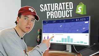 I Tried Shopify Dropshipping The Most SATURATED Product [upl. by Shena]