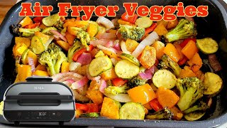 Ninja Foodi Grill XL Air Fryer Vegetables AirFryer Veggies healthy side dishes [upl. by Aksehcnarf]