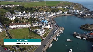 Portpatrick  Scotland’s Stunning Seaside Village On The Coast [upl. by Atalanti]