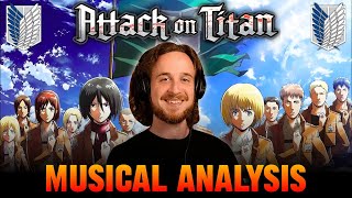 MUSICIAN REACTS  Attack on Titan Openings 18  Musical Analysis [upl. by Peggy792]