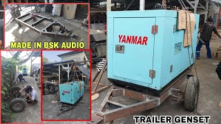 MEMBUAT TRAILER GENSET [upl. by Yrovi248]