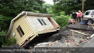 West Virginia flooding 23 dead state of emergency declared [upl. by Cartwell]