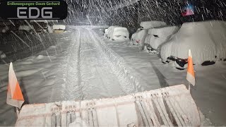 ❄️Plowing 1 Meter Fresh snow in the Alps❄️Winter service in Tyrol asmr [upl. by Ythomit]