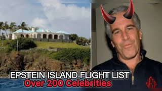 Jeffrey Epstein Island Flight List [upl. by Ainesey]