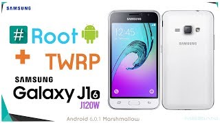 Root and install TWRP Recovery SAMSUNG GALAXY J1 6 SMJ120W 601 [upl. by Brazee]