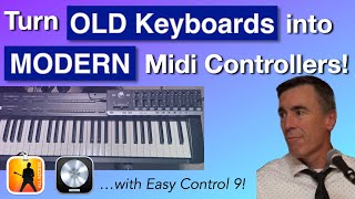 Turn any OLD Keyboard into a Modern Midi Controller  EasyControl 9 [upl. by Arihas600]