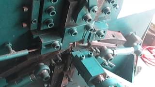 26MM510MM Small Automatic Chain LINKS MakingBending machine [upl. by Ahtnamys]