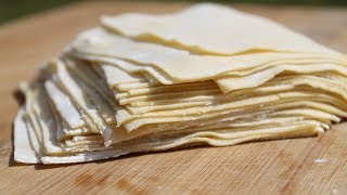 Homemade Wonton Wrappers  馄饨皮  Morgane Recipes [upl. by Rosmunda]