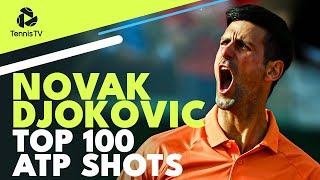 Novak Djokovic Top 100 ATP Shots amp Rallies [upl. by Marolda861]