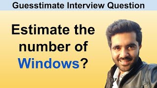 IMPORTANT Guesstimate question Guesstimate interview questions and answers interviewprep jobs [upl. by Elinore]