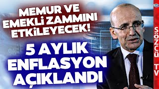 Memur Maaş Zammı ve Emekliye Zammı Etkileyecek 5 Aylık Enflasyon Rakamı Açıklandı [upl. by Durning850]