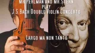 Itzhak Perlman and Isaac Stern play Bach Double Concerto 2 [upl. by Damalas]