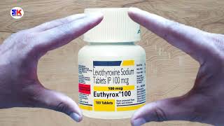 Euthyrox 100 Tablet  Levothyroxine Sodium Tablet  Euthyrox 100mg Tablet Uses Benefits [upl. by Ubald]