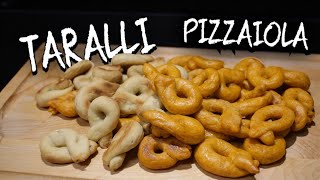 How to Make TARALLI PUGLIESI at Home Pizza Flavor [upl. by Aniretake]