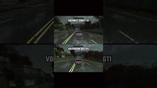 JUNKMAN SHOWDOWN  COBALT SS vs GOLF GTI shorts gaming needforspeed [upl. by Neffets124]