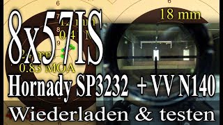 8x57IS SP3232 N140 Wiederladen Testen [upl. by Kerstin]