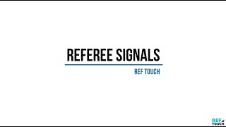 Touch Referee Signals [upl. by Nevek]