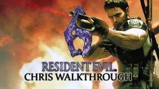 Resident Evil 6 Walkthrough Chris  Final Boss Guide Underwater BOW [upl. by Rafferty660]