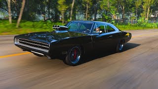 1970 Dodge charger FAST X around HokiHoshi test track Forza horizon 5 [upl. by Arella316]