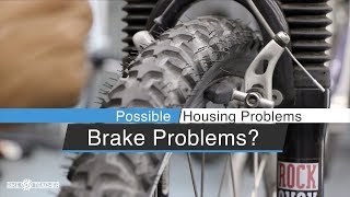 How to diagnose brake rubbing problems on v brakes and other side pull brakes [upl. by Panta580]