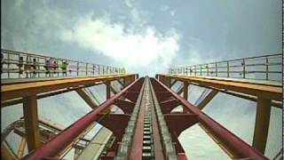 Dive Coaster Roller Coaster Front Seat POV Chimelong Paradise China [upl. by Htezil]