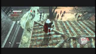 Kill 20 Guards at Guard Posts Crossbow  Assassins Creed Brotherhood  Courtesan Guild Challenge [upl. by Bertle]