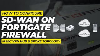 Create SDWAN Configuration on Fortigate Firewall IPSEC VPN HUB AND SPOKE TOPOLOGY Deployment [upl. by Conyers]