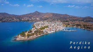 Πέρδικα Αίγινα  Perdika Aegina 4k video [upl. by Ingrim321]