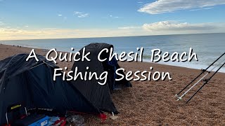 Chesil Beach Quick Fishing Session seafishing codfishing chesilbeach [upl. by Joelie641]