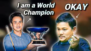 Very Confident CHAMPION Thinks He CAN OVERCOME the Great EFREN REYES [upl. by Cathe]