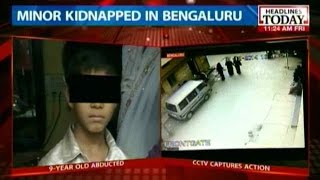 Bangalore New year eve kidnapping captured on CCTV [upl. by Irret]