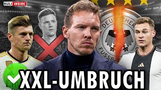 XXLUMBRUCH beim DFBTeam SO plant Nagelsmann für die EM 2024 [upl. by Oinotnas408]