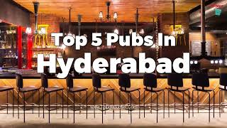 Top 5 Pubs in Hyderabad  Rooftop Bars  Energetic DJs  Telugu Bucket [upl. by Lauryn]