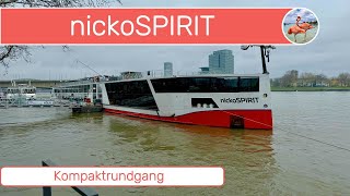 nickoSPIRIT  Kompaktrundgang mit Kabinentour cruiseblogger cruiseship [upl. by Rosalyn681]