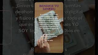 Decreto de bendición del dinero dineroconsciente decretospoderosos connymendez bendiciones [upl. by Farlee]