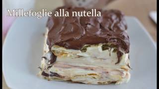 MILLEFOGLIE alla NUTELLA [upl. by Anillek]