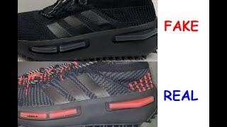 Real vs fake Adidas NMD S1 How to tell original Adidas NMD sneakers [upl. by Devad412]